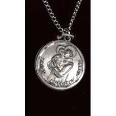 St Anthony Medal on Chain
